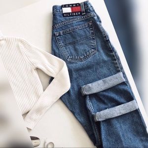 Vintage high-waisted Tommy Jeans
